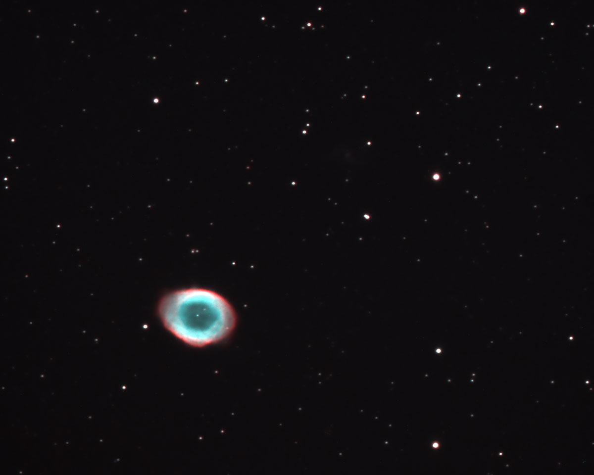 Jonathan Clark's image of M57 The Ring Nebula
